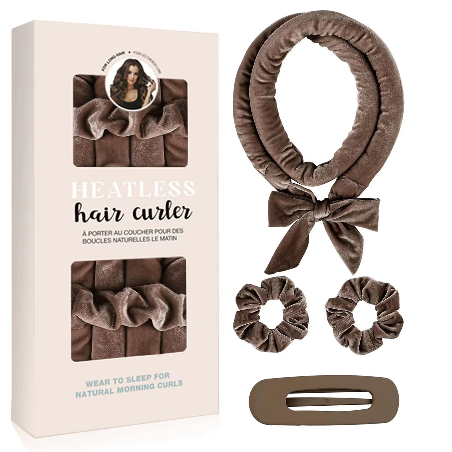 Heatless Curling Rod Headband Soft Hair Curler No Heat Hair Rollers Curlers Lazy Sleeping Curls Curling Hairband Styling Tools