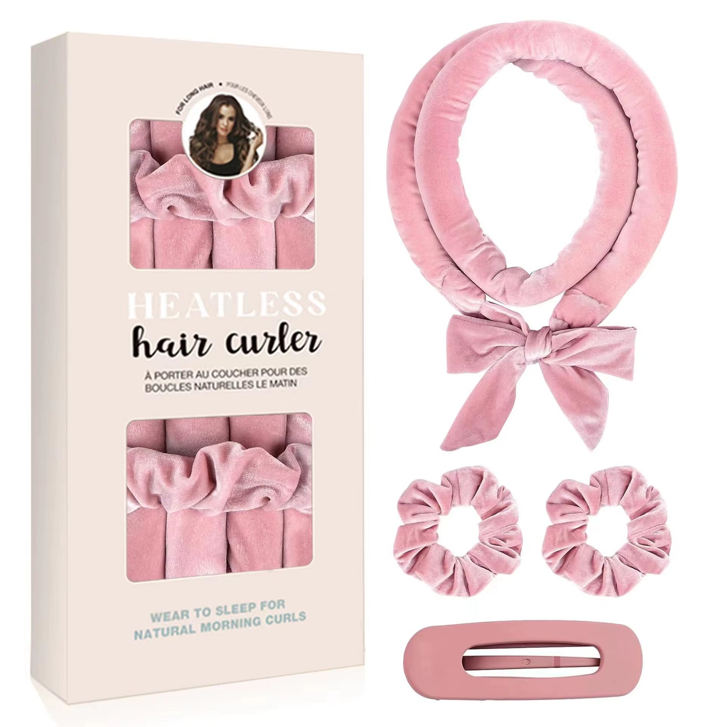 Heatless Curling Rod Headband Soft Hair Curler No Heat Hair Rollers Curlers Lazy Sleeping Curls Curling Hairband Styling Tools